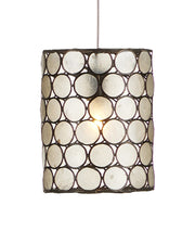 Regatta 15-Light Round Multi-Drop Pendant in Natural / Cupertino / Silver