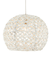 Piero 7-Light Linear Multi-Drop Pendant in Sugar White / Silver