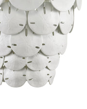 Tulum Large 5-Light Pendant in White / Sugar White