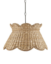 Annabelle Large Pendant in Natural / Molé Black
