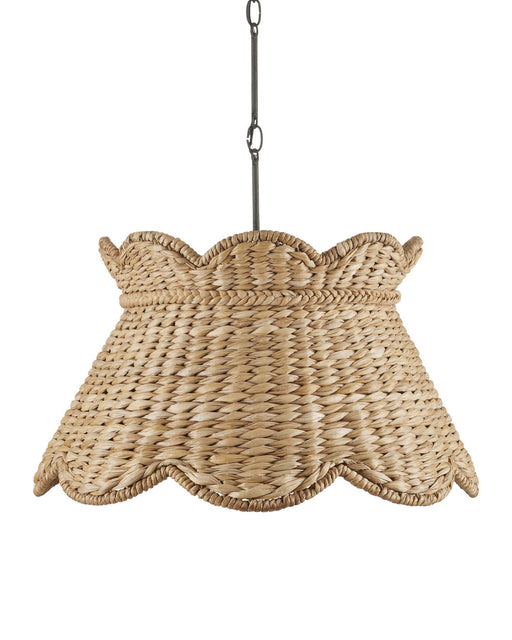 Annabelle Large Pendant in Natural / Molé Black
