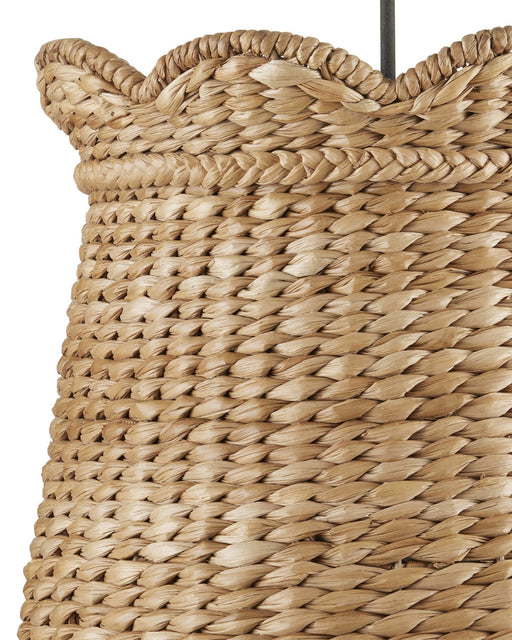Annabelle Medium Pendant in Natural / Molé Black