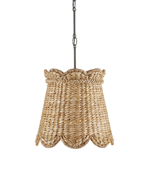 Annabelle Small Pendant in Natural / Molé Black