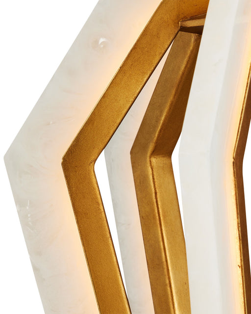 Riviere Pendant in Natural / Contemporary Gold Leaf
