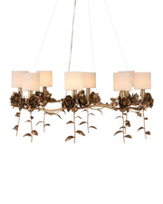 Rosabel 8-Light Chandelier in Antique Brass