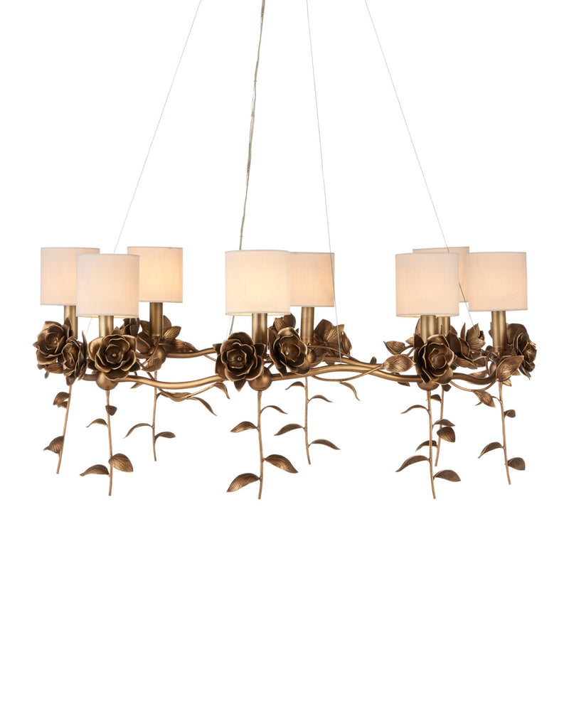 Rosabel 8-Light Chandelier in Antique Brass