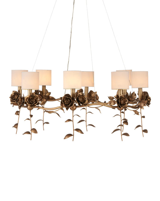 Rosabel 8-Light Chandelier in Antique Brass