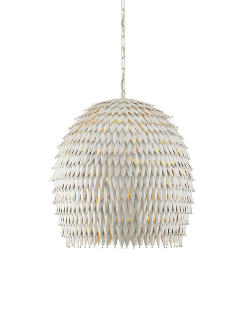 Overlay 3-Light Large Pendant in White