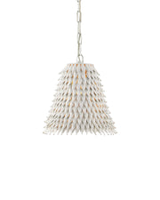 Overlay Small Pendant in White