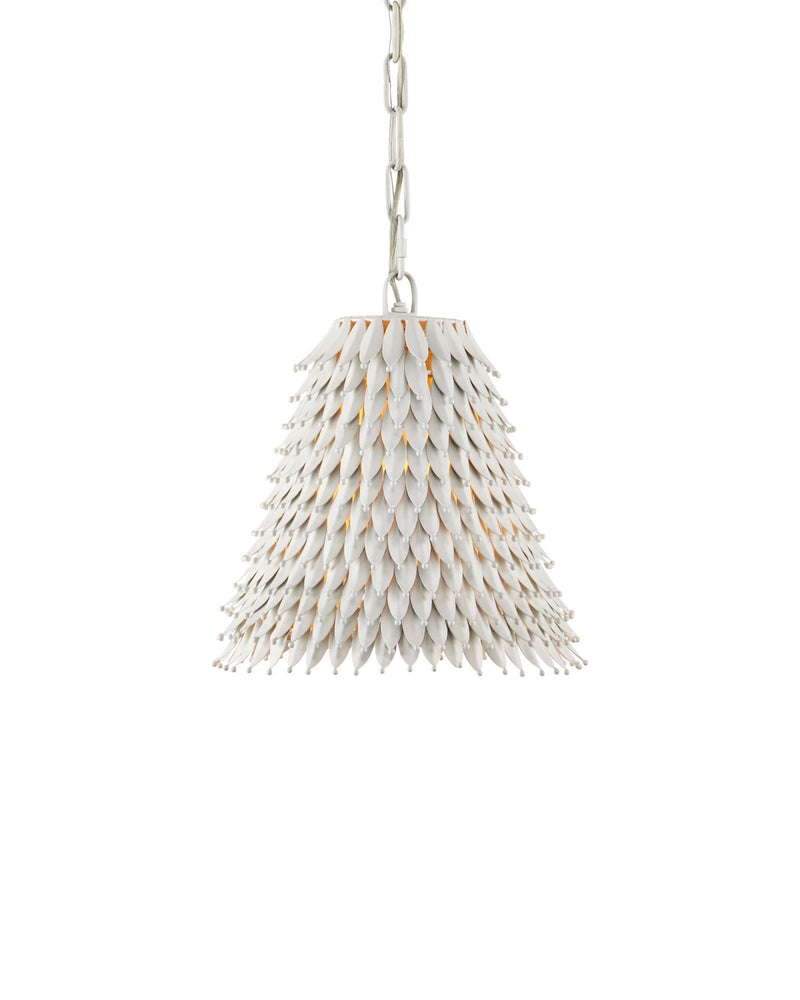 Overlay Small Pendant in White