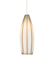 Parish 15-Light Round Multi-Drop Pendant in White / Antique Brass / Silver