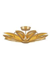 Stewart Semi-Flush Mount in Gold Leaf