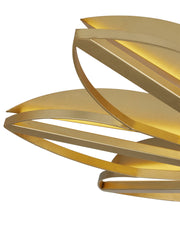 Stewart Semi-Flush Mount in Gold Leaf
