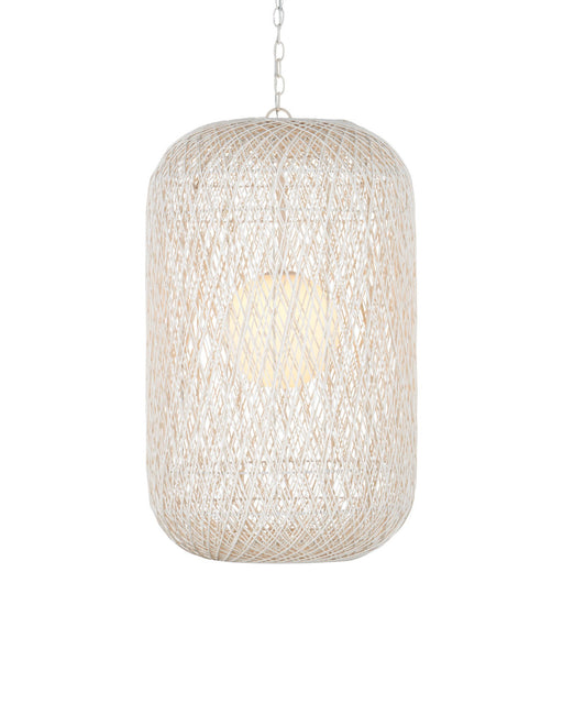 Cocoon Large Pendant in Cream / Vanilla / White