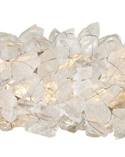 Iconoclast Round Pendant in Natural / Contemporary Silver Leaf / Contemporary Silver