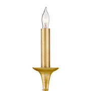 Nottaway 2-Light Linear Chandelier in Contemporary Gold Leaf