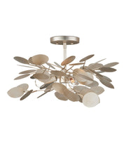 Lunaria Semi-Flush Mount in Contemporary Silver Leaf