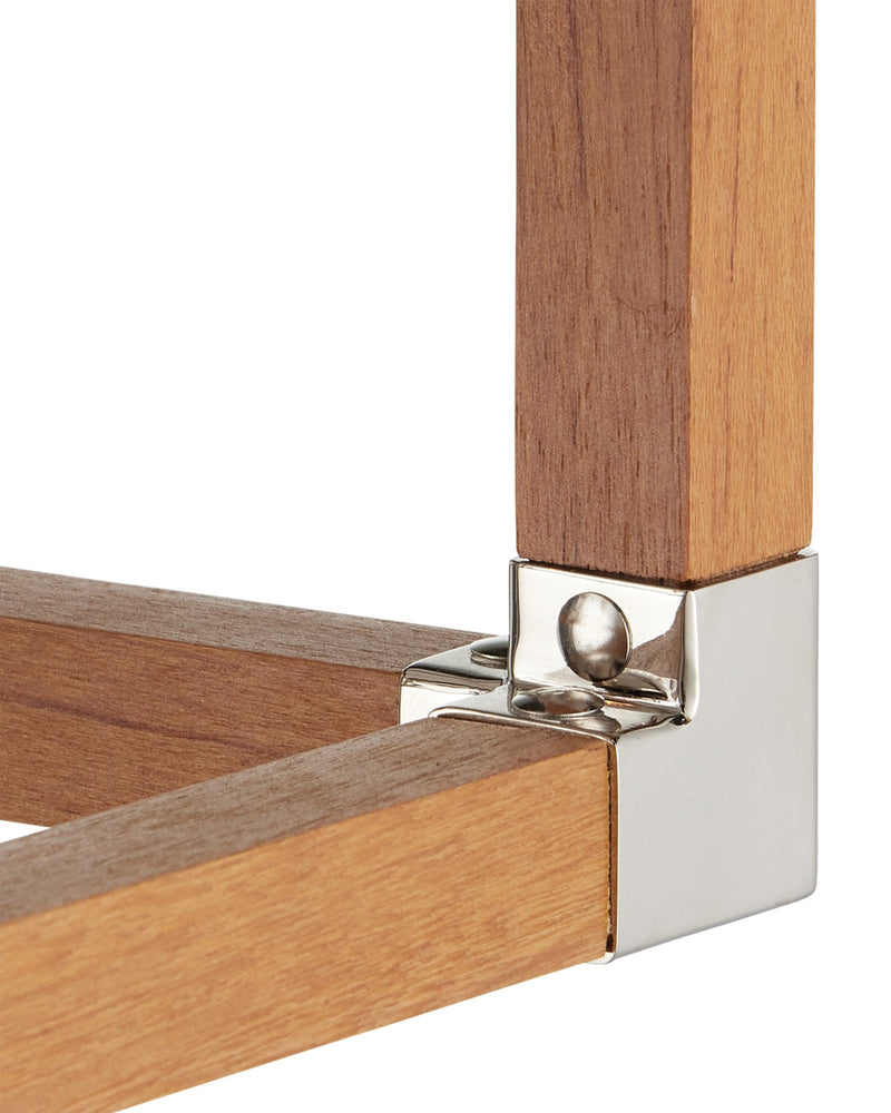 Boyd 4-Light Semi-Flush Mount in Natural / Polished Nickel