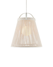Parnell Medium Pendant in White / Frosted White / Gesso White