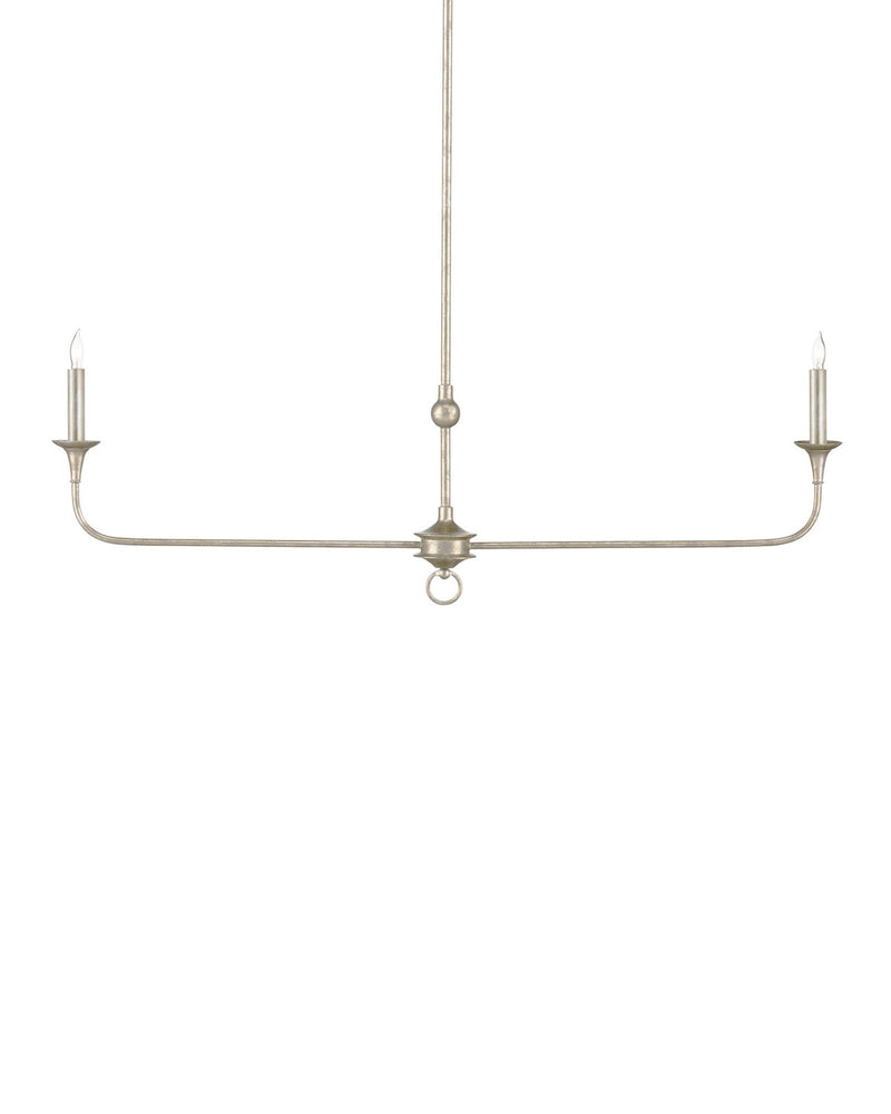 Nottaway 2-Light Linear Chandelier in Champagne