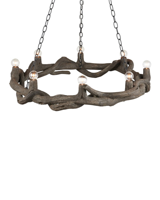 Dunmore 8-Light Chandelier in Charbon de Bois