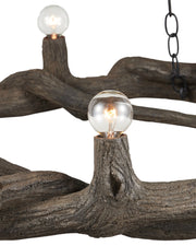 Dunmore 8-Light Chandelier in Charbon de Bois