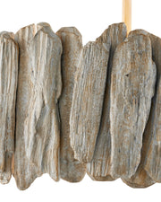 Driftwood Semi-Flush Mount in Whitewash / White