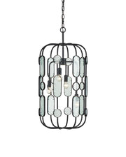 Ettore Pendant in Clear / Blacksmith