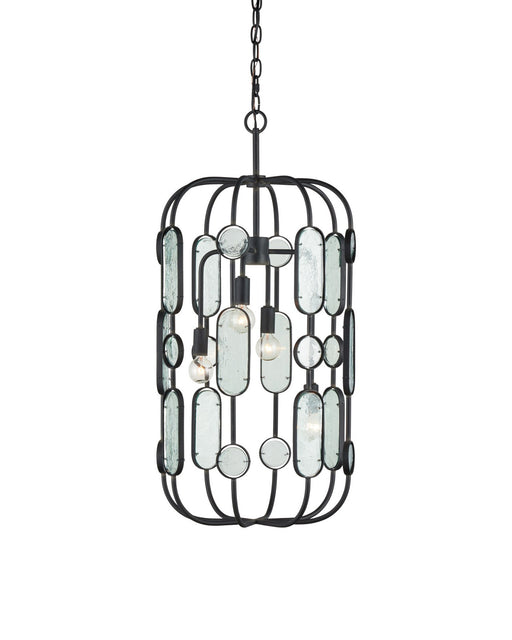 Ettore Pendant in Clear / Blacksmith