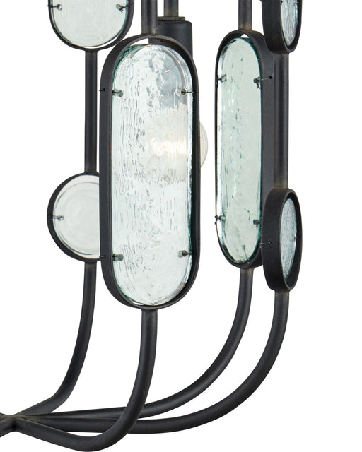 Ettore Pendant in Clear / Blacksmith