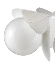 Effloresce 7-Light Chandelier in Gesso White / White
