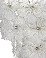 Mallow 5-Light Medium Tiered Pendant in Clear / Champagne
