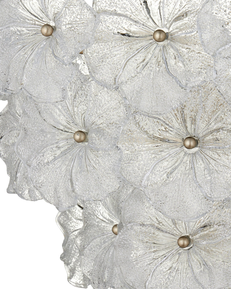Mallow 5-Light Medium Tiered Pendant in Clear / Champagne