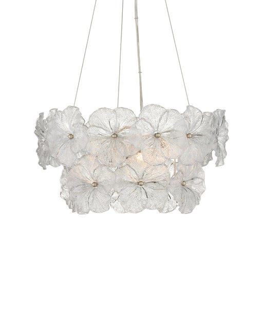 Mallow 3-Light Small Round Pendant in Clear / Champagne