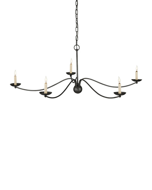 Franz 5-Light Chandelier in Black