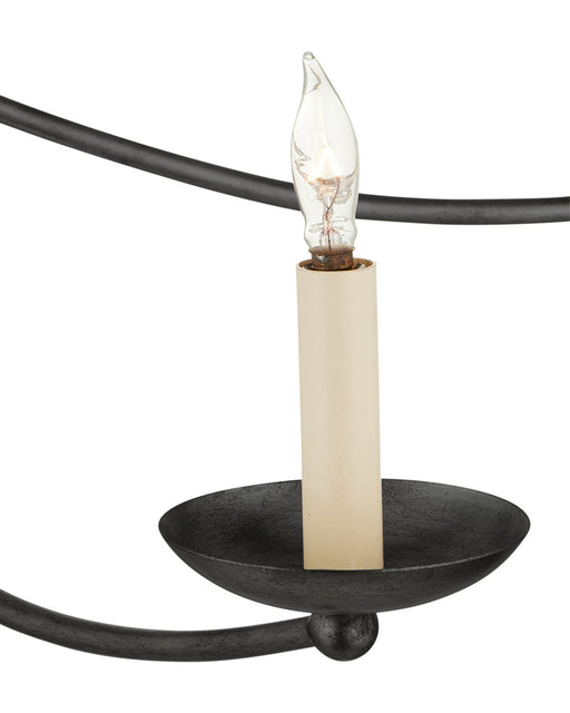 Franz 5-Light Chandelier in Black