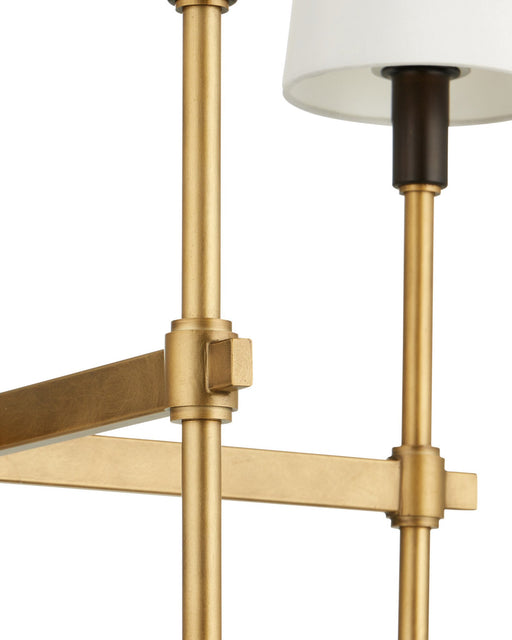 Grigsby 4-Light Chandelier in Antique Brass / Bronze