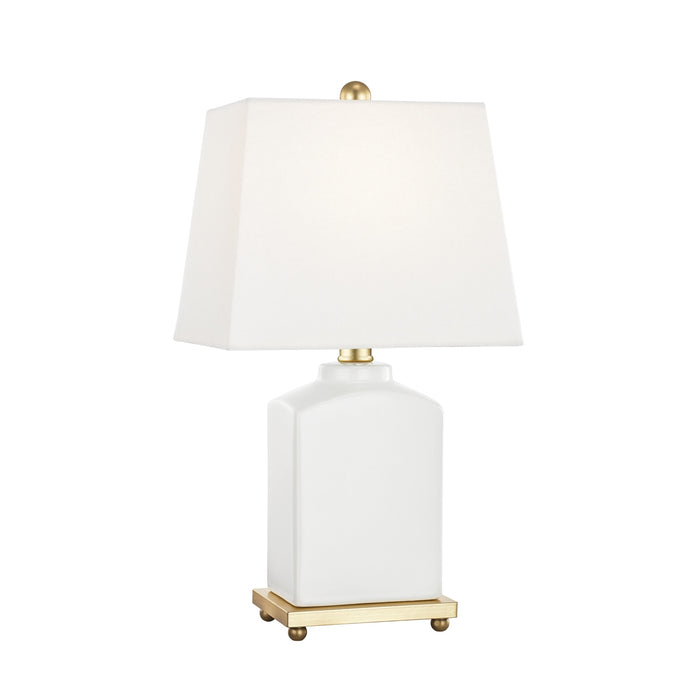 Brynn 1 Light Table Lamp in Cloud