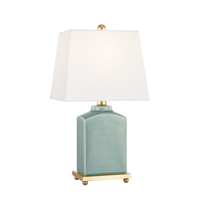 Brynn 1 Light Table Lamp in Jade