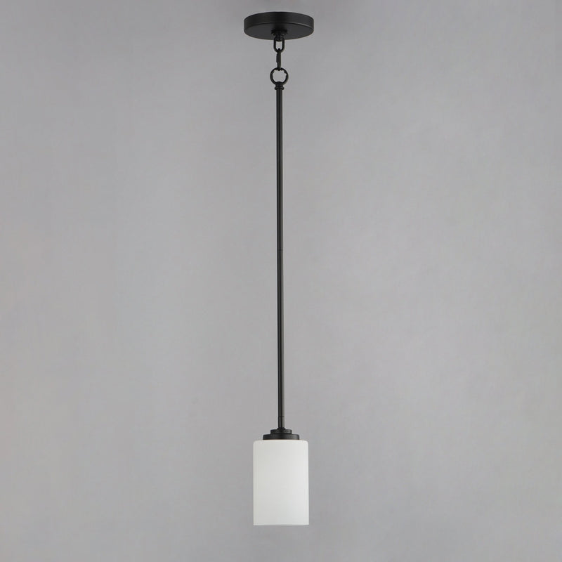 Deven 1 Light Mini Pendant in Black