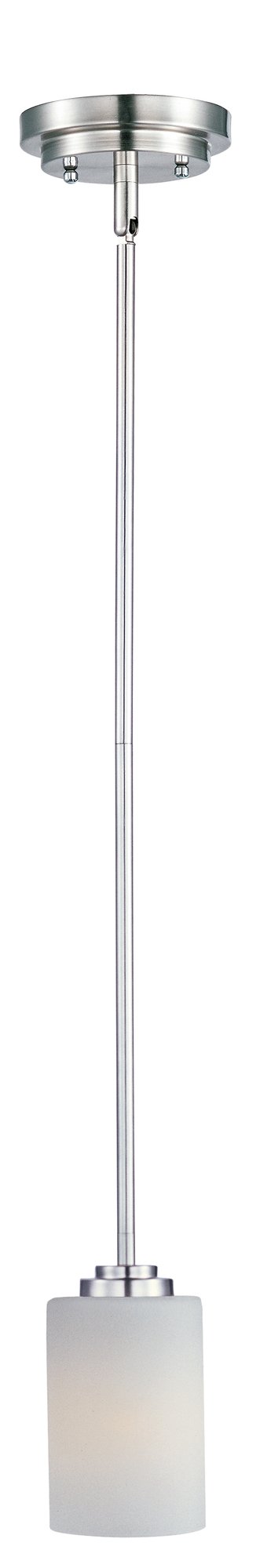 Deven 1 Light Mini Pendant in Satin Nickel