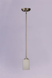 Deven 1 Light Mini Pendant in Satin Nickel