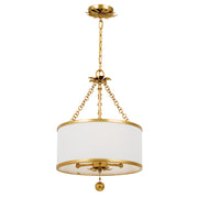 Broche 3-Light Chandelier - Lamps Expo