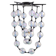 Pearla 35" LED Pendant in Matte Black