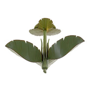 Banana Leaf 3-Light 24" Semi-Flush Mount in Banana Leaf