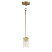 Lateral Mini Pendant in Satin Brass