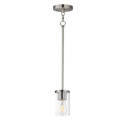 Lateral Mini Pendant in Satin Nickel