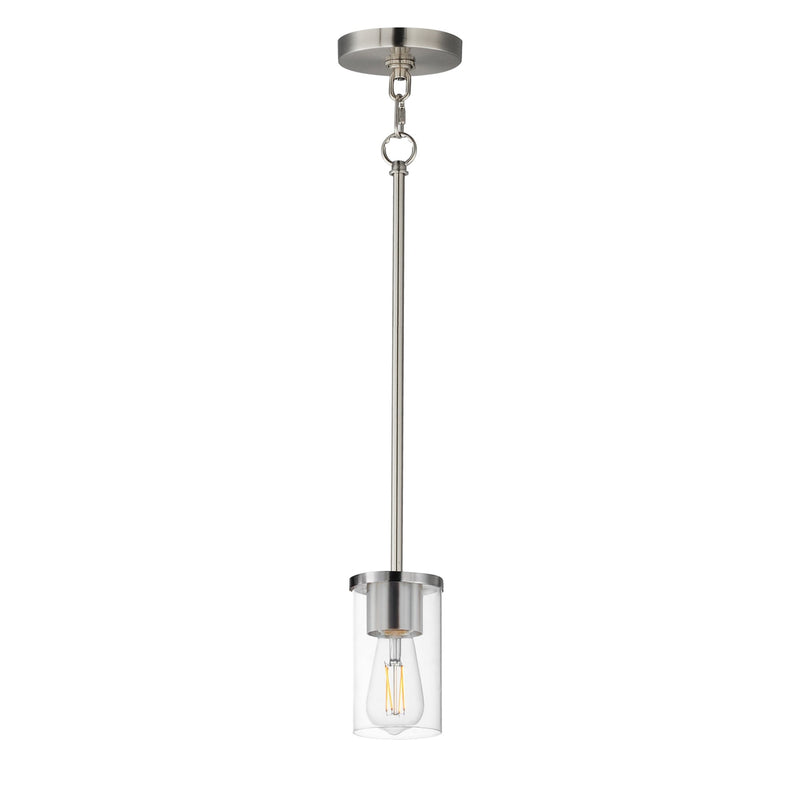 Lateral Mini Pendant in Satin Nickel