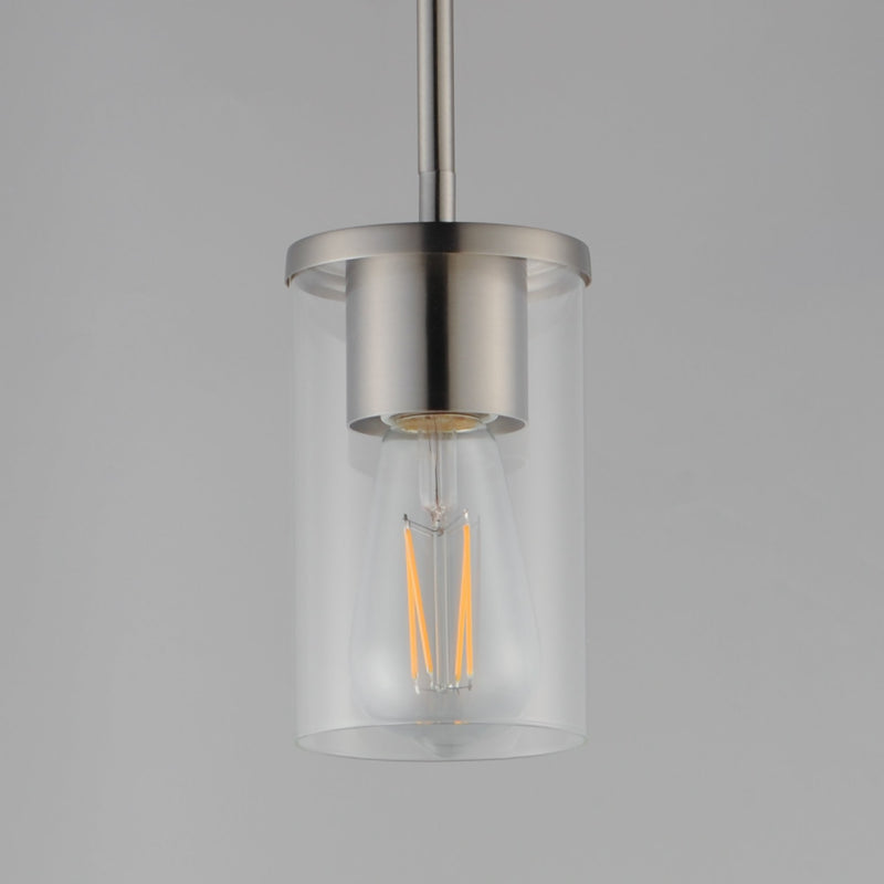 Lateral Mini Pendant in Satin Nickel