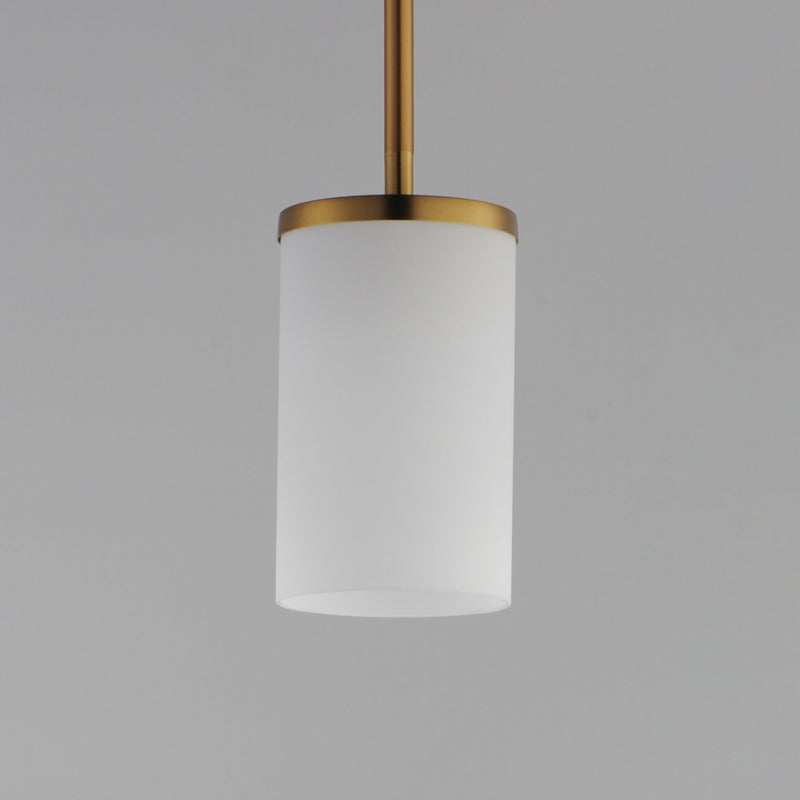 Lateral Mini Pendant in Satin Brass